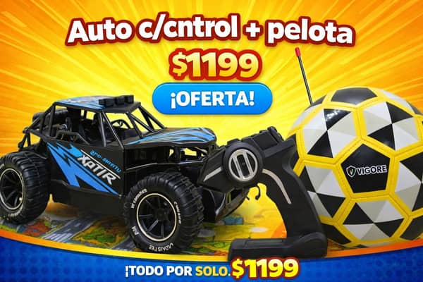 Auto a control + Pelota